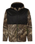 RealTree Men's Realtree Performance Colorblocked Full-Zip Hooded Sweatshirt-1
