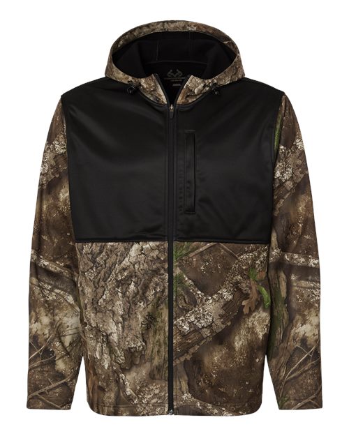 RealTree Men's Realtree Performance Colorblocked Full-Zip Hooded Sweatshirt-1