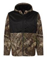 RealTree Men's Realtree Performance Colorblocked Full-Zip Hooded Sweatshirt-1