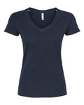 Tultex Women's Fine Jersey V-Neck T-Shirt-1
