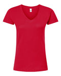 Tultex Women's Fine Jersey V-Neck T-Shirt-1
