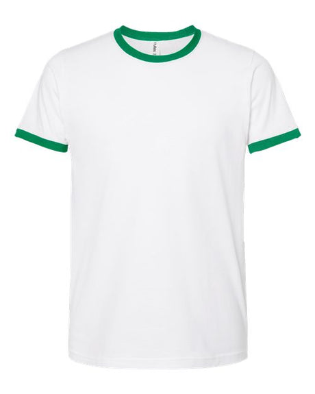 Tultex Men's Fine Jersey Ringer T-Shirt-1