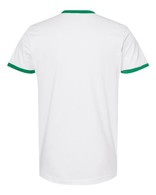 Tultex Men's Fine Jersey Ringer T-Shirt-2