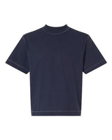 American Apparel Men's Heavyweight Cotton Mid-Length Tee-1