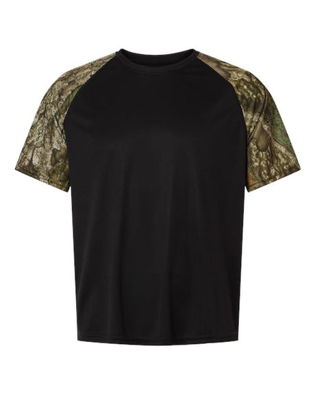 RealTree Men's Realtree Performance Colorblock T-Shirt-1