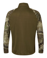RealTree Men's Realtree Performance Colorblocked Quarter-Zip Pullover-2