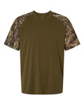 RealTree Men's Realtree Performance Colorblock T-Shirt-1