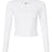 American Apparel Women's Baby Rib Long Sleeve Cropped Tee-1
