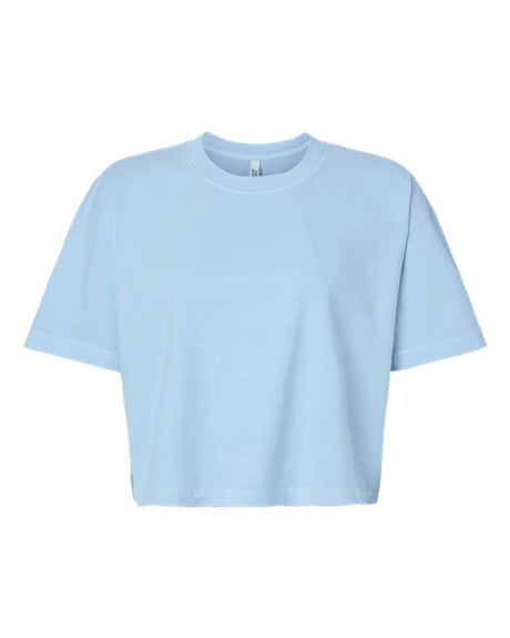 American Apparel Women's Garment-Dyed Heavyweight Cropped Tee-1