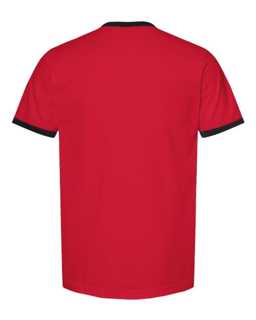 Tultex Men's Fine Jersey Ringer T-Shirt-2