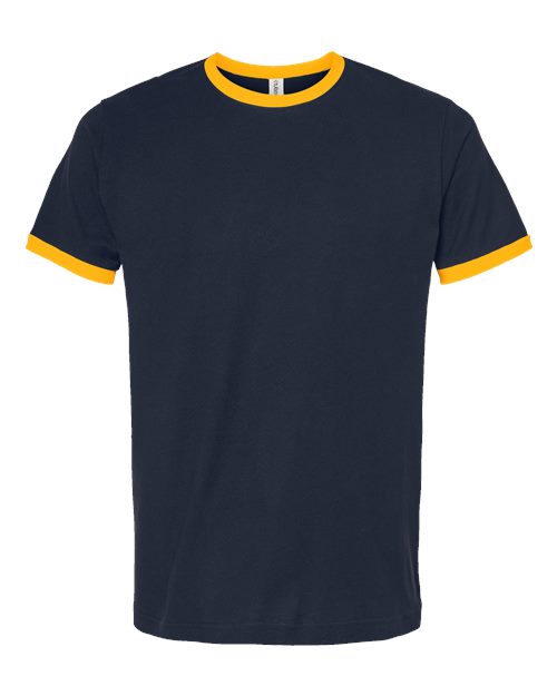 Tultex Men's Fine Jersey Ringer T-Shirt-1
