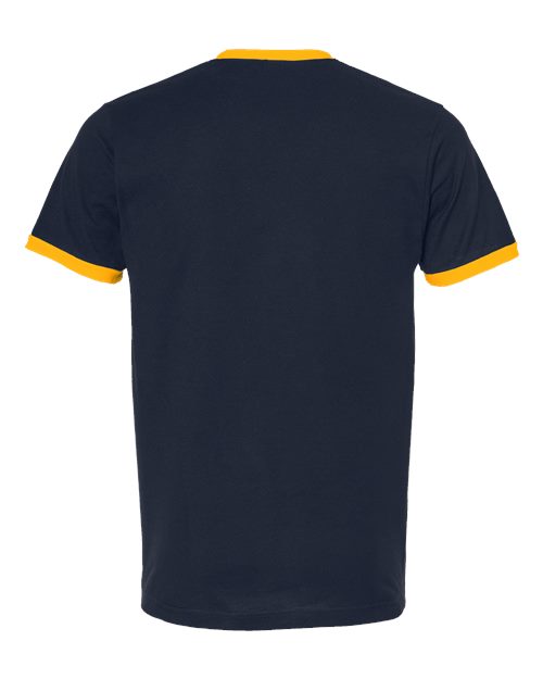Tultex Men's Fine Jersey Ringer T-Shirt-2