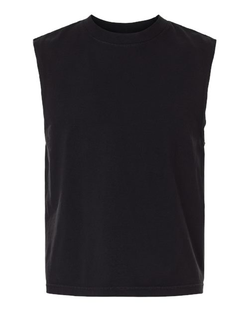 American Apparel Men's Heavyweight Cotton Garment-Dyed Mid-Length Muscle Tee-1