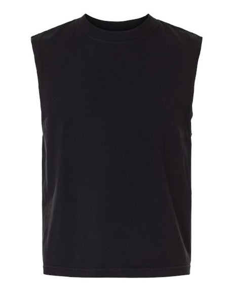 American Apparel Men's Heavyweight Cotton Garment-Dyed Mid-Length Muscle Tee-1