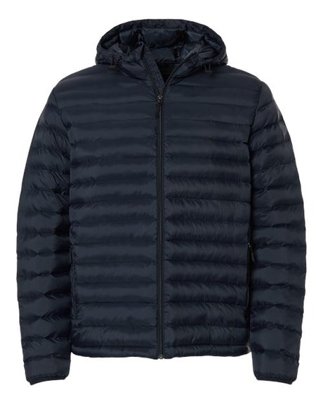 Weatherproof Men's Lightweight Poly-filled Hooded Puffer Jacket-1