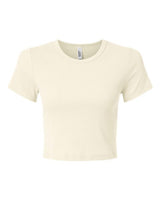 American Apparel Women's Baby Rib Cropped Tee-1