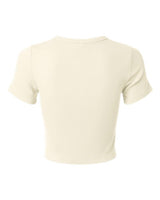 American Apparel Women's Baby Rib Cropped Tee-2