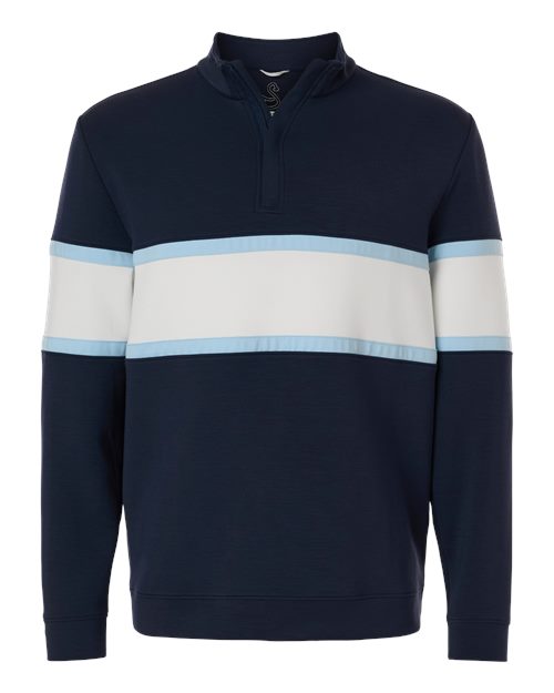 Swannies Men's Owen Quarter-Zip Colorblock Pullover-1