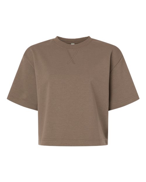 American Apparel Women's French Terry Mid-Length Boxy Top-1