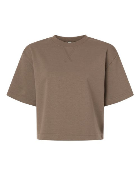 American Apparel Women's French Terry Mid-Length Boxy Top-1