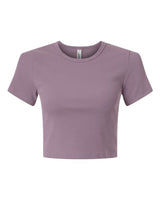 American Apparel Women's Baby Rib Cropped Tee-1