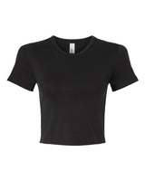 American Apparel Women's Baby Rib Cropped Tee-1