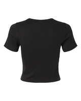 American Apparel Women's Baby Rib Cropped Tee-2