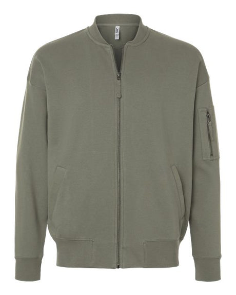 American Apparel Men's French Terry Bomber Jacket-1