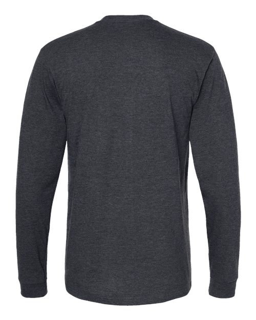 Tultex Men's Heavyweight Jersey Long Sleeve T-Shirt-2