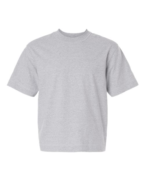 American Apparel Men's Heavyweight Cotton Mid-Length Tee-1