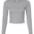 American Apparel Women's Baby Rib Long Sleeve Cropped Tee-1