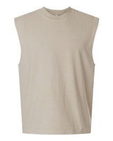 American Apparel Men's Heavyweight Cotton Garment-Dyed Mid-Length Muscle Tee-1