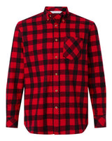 Boxercraft Men's Flannel Button Down Shirt-1