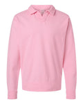 ComfortWash by Hanes Men's Garment-Dyed Polo Collar Sweatshirt-1