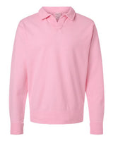 ComfortWash by Hanes Men's Garment-Dyed Polo Collar Sweatshirt-1