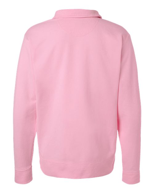 ComfortWash by Hanes Men's Garment-Dyed Polo Collar Sweatshirt-2