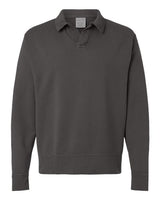 ComfortWash by Hanes Men's Garment-Dyed Polo Collar Sweatshirt-1