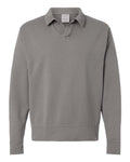 ComfortWash by Hanes Men's Garment-Dyed Polo Collar Sweatshirt-1