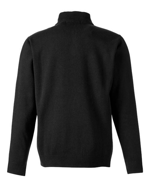 Harriton Men's Pilbloc Quarter-Zip Pullover Sweater-2