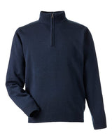 Harriton Men's Pilbloc Quarter-Zip Pullover Sweater-1
