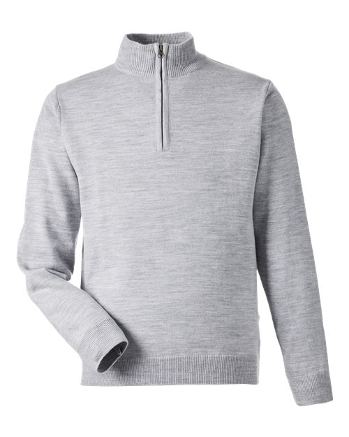 Harriton Men's Pilbloc Quarter-Zip Pullover Sweater-1