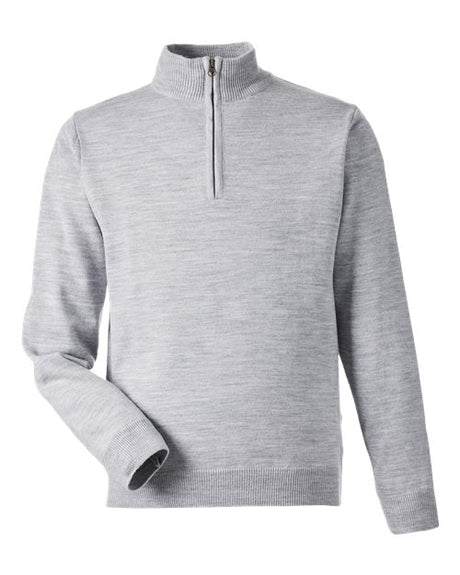 Harriton Men's Pilbloc Quarter-Zip Pullover Sweater-1