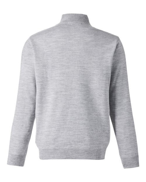 Harriton Men's Pilbloc Quarter-Zip Pullover Sweater-2