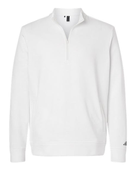 adidas Men's Elevated Fleece Quarter-Zip Pullover-1