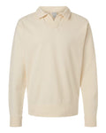 ComfortWash by Hanes Men's Garment-Dyed Polo Collar Sweatshirt-1