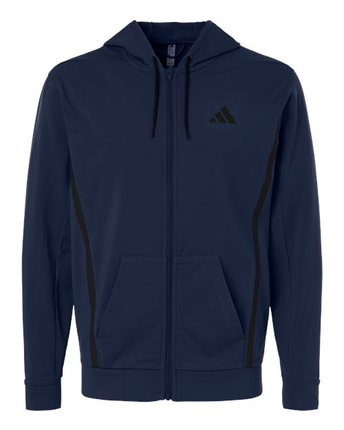 adidas Men's Game & Go Full Zip Hoodie Mens Apparel Jackets & Vests