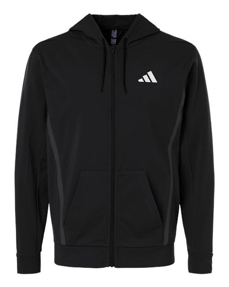 adidas Men's Game & Go Full Zip Hoodie Mens Apparel Jackets & Vests