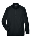 Devon & Jones Men's Stretch Tech-Shell Compass Quarter-Zip Pullover-1