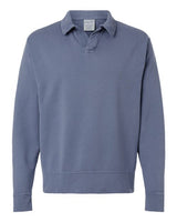 ComfortWash by Hanes Men's Garment-Dyed Polo Collar Sweatshirt-1