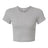 American Apparel Women's Baby Rib Cropped Tee-1